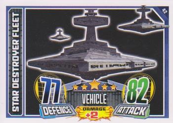 2015 Topps Star Wars Rebel Attax #42 Star Destroyer Fleet Front