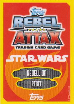 2015 Topps Star Wars Rebel Attax #60 Ezra Bridger & Chopper Back