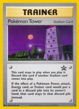 1999-03 Pokemon Wizards Black Star Promos #42 Pokémon Tower Front
