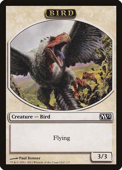 2011 Magic the Gathering 2012 Core Set - Tokens #1/7 Bird Front