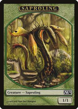 2011 Magic the Gathering 2012 Core Set - Tokens #5/7 Saproling Front