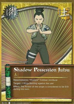 2006 Naruto Series 1: The Path to Hokage #PTHJ-023 Shadow Possession Jutsu Front