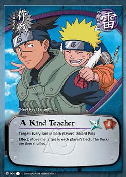 2006 Naruto Series 1: The Path to Hokage #PTHM-004 A Kind Teacher Mission Front