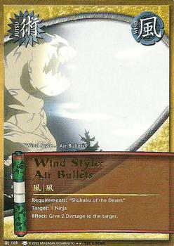 2007 Naruto Series 6: Eternal Rivalry - 1st Edition #ERJ-168 Wind Style: Air Bullets Front