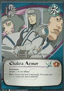 2007 Naruto Series 6: Eternal Rivalry - 1st Edition #ERM-170 Chakra Armor Front