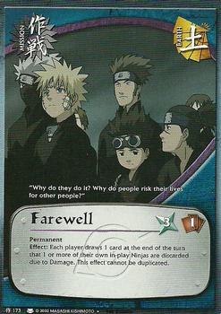 2007 Naruto Series 6: Eternal Rivalry - 1st Edition #ERM-173 Farewell Front