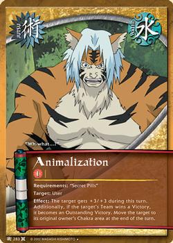 2008 Naruto Series 9: The Chosen #TCJ-283 Animalization Front