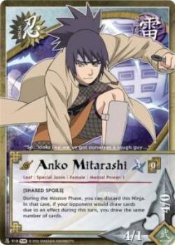 2010 Naruto Series 18: Fangs of the Snake - 1st Edition #FotSN-918 Anko Mitarashi Front