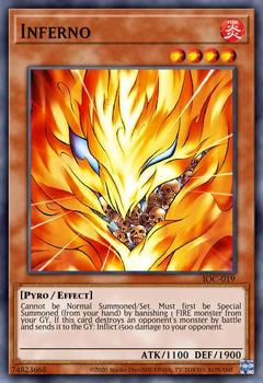 2004 Yu-Gi-Oh! Invasion of Chaos #IOC-019 Inferno Front