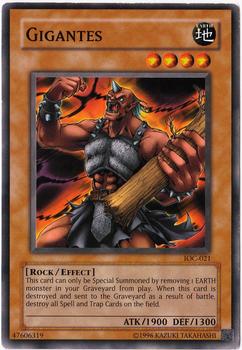 2004 Yu-Gi-Oh! Invasion of Chaos #IOC-021 Gigantes Front