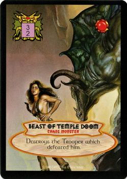 1995 Cardz Hyborian Gates #NNO Beast of Temple Doom Front