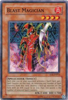 2006 Yu-Gi-Oh! Spellcaster's Judgment English #SD6-EN014 Blast Magician Front