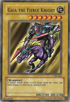 2004 Yu-Gi-Oh! Starter Deck Yugi Evolution #SYE-007 Gaia the Fierce Knight Front