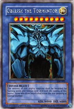 2003 Yu-Gi-Oh! Duel Monsters International Promos #GBI-002 Obelisk the Tormentor Front