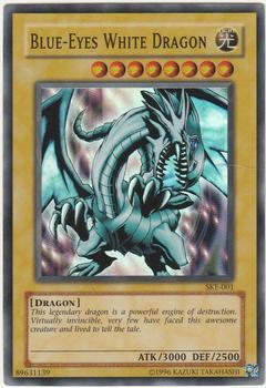 2004 Yu-Gi-Oh! Starter Deck Kaiba Evolution #SKE-001 Blue-Eyes White Dragon Front