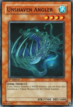 2005 Yu-Gi-Oh! Structure Deck Fury From The Deep 1st Edition #SD4-EN013 Unshaven Angler Front