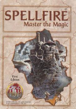 1996 TSR Spellfire Master the Magic - Nightstalkers #30 Daryth of Calimshan Back