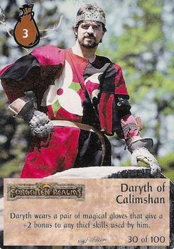 1996 TSR Spellfire Master the Magic - Nightstalkers #30 Daryth of Calimshan Front