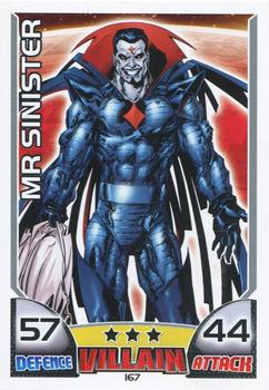 2011 Topps Hero Attax #167 Mr. Sinister Front