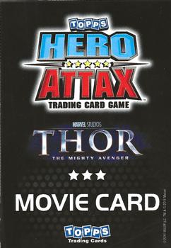 2011 Topps Hero Attax - Thor Movie #T1 Frigga Back