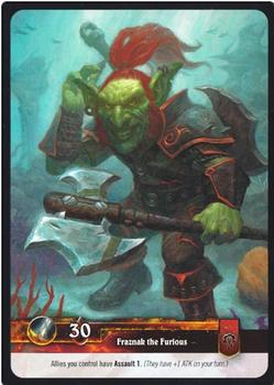 2011 Cryptozoic World of Warcraft War of the Elements #12 Fraznak the Furious Back