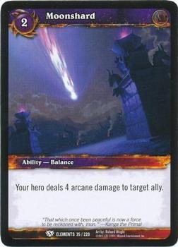 2011 Cryptozoic World of Warcraft War of the Elements #35 Moonshard Front