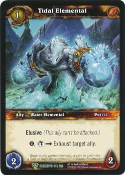 2011 Cryptozoic World of Warcraft War of the Elements #54 Tidal Elemental Front