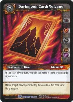 2011 Cryptozoic World of Warcraft War of the Elements #188 Darkmoon Card: Volcano Front