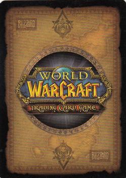2010 Cryptozoic World of Warcraft Wrathgate #23 Blood Rune Back