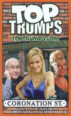 2009 Top Trumps Specials Coronation Street #NNO Ivy Tilsley Back