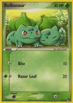 2005 Pokemon POP Series 2 #12/17 Bulbasaur Front