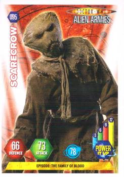 2009 Panini Doctor Who Alien Armies #95 Scarecrow Front