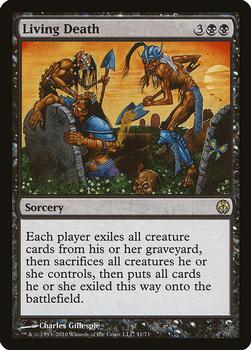 2010 Magic the Gathering Duel Decks:  Phyrexia vs. The Coalition #31 Living Death Front