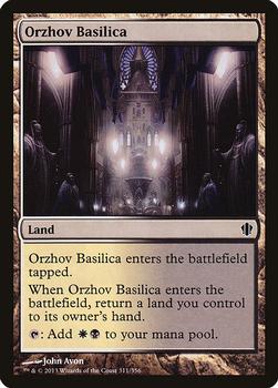 2013 Magic the Gathering Commander 2013 #311 Orzhov Basilica Front