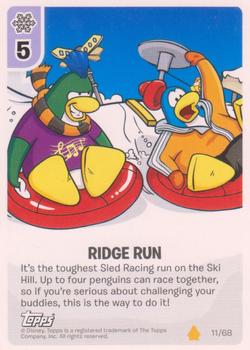 2009 Topps Club Penguin Card-Jitsu Fire #11 Ridge Run Front