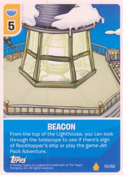 2009 Topps Club Penguin Card-Jitsu Fire #19 Beacon Front