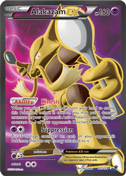 2016 Pokemon XY Fates Collide #117/124 Alakazam EX Front