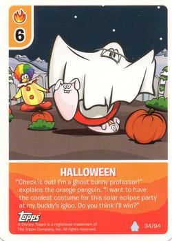 2008 Topps Club Penguin Card-Jitsu #34 Halloween Front