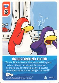 2008 Topps Club Penguin Card-Jitsu #68 Underground Flood Front