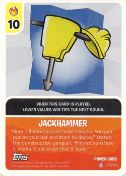 2008 Topps Club Penguin Card-Jitsu #73 Jackhammer Front