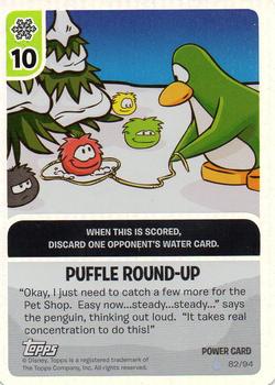 2008 Topps Club Penguin Card-Jitsu #82 Puffle Round-up Front