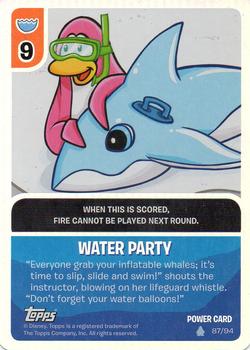 2008 Topps Club Penguin Card-Jitsu #87 Water Party Front