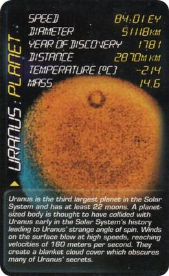 2004 Top Trumps Space Phenomena #NNO Uranus Front