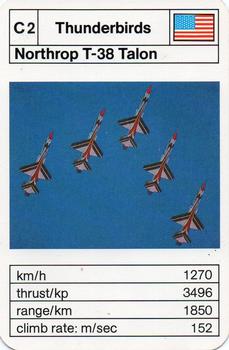 1970-79 Ace Trumps Red Arrows and Other Aerobatic Teams #C2 Northrop T-38 Talon Front