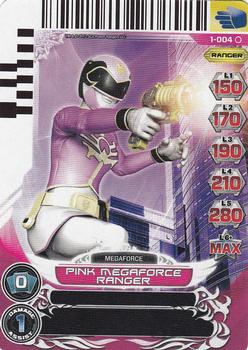 2013 Bandai Power Rangers Series 1 Rise of Heroes #1-004 Pink Megaforce Ranger Front