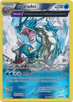 2015 Pokemon XY Ancient Origins - Reverse-Holos #21/98 Gyarados Front