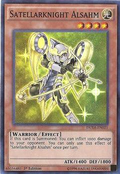 2014 Yu-Gi-Oh! Duelist Alliance English 1st Edition #DUEA-EN021 Sattelarknight Alsahm Front