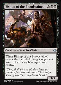 2017 Magic the Gathering Ixalan #91 Bishop of the Bloodstained Front