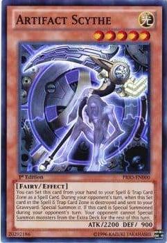 2014 Yu-Gi-Oh! Primal Origin #PRIO-EN000 Artifact Scythe Front