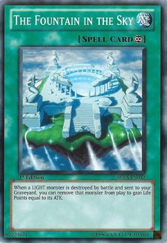 2011 Yu-Gi-Oh! Lost Sanctuary English 1st Edition #SDLS-EN032 The Fountain in the Sky Front